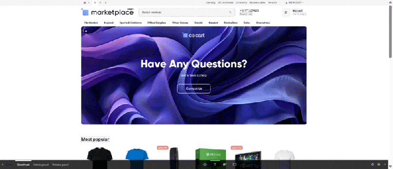 CS-Cart provides user-friendly customization options for your homepage, category pages, and product pages, allowing for quick adjustments to layouts, CTAs, and product displays that can significantly impact conversions.