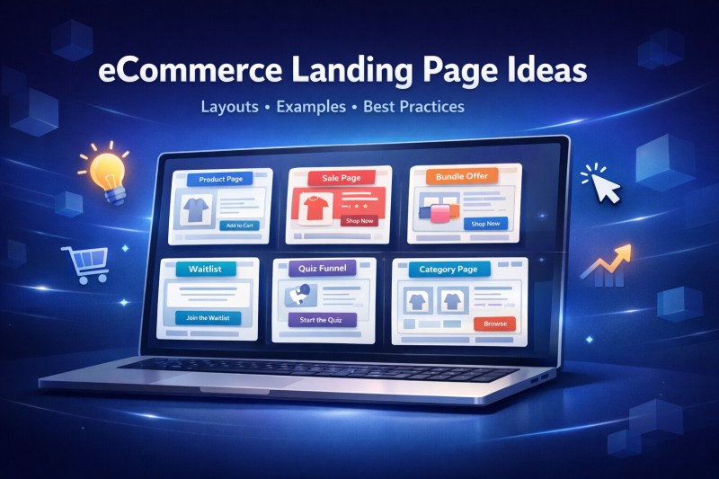 eCommerce Landing Page Ideas