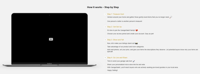 How It Works Section for Vendors
