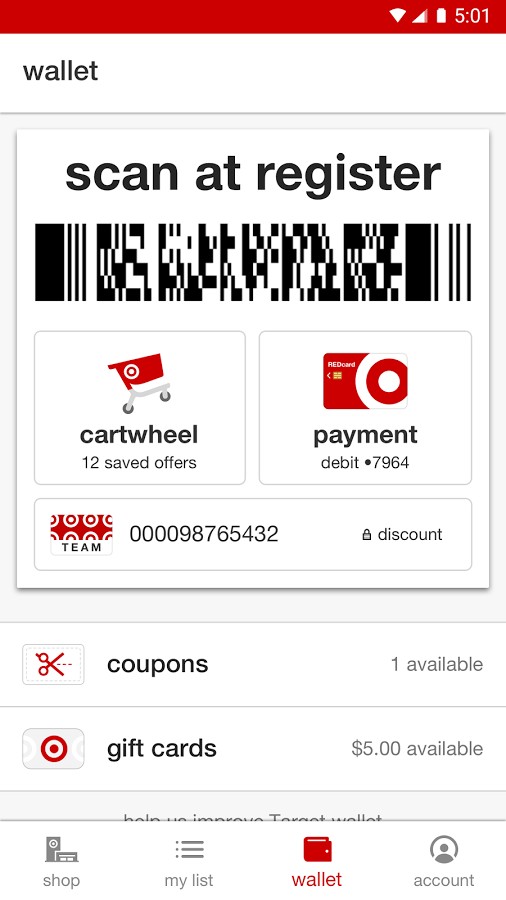 Target qr codes