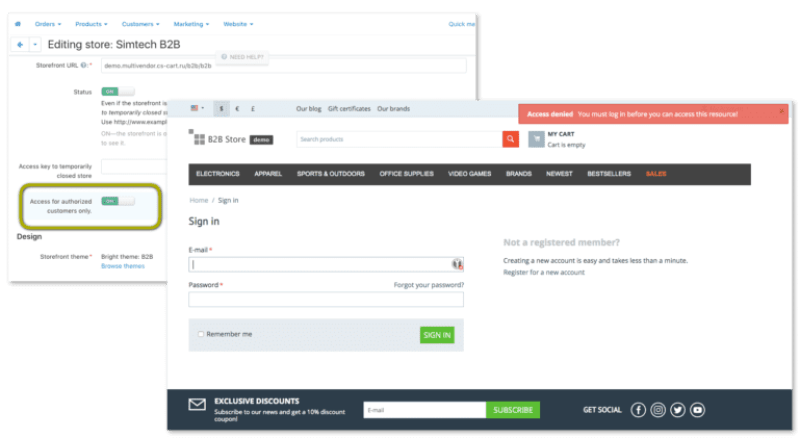 Introducing New CS-Cart Line for Business-to-Business: CS-Cart B2B and CS-Cart B2B&B2C: photo 2 - CS-Cart Blog
