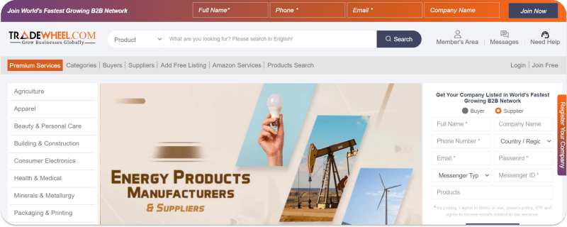 TradeWheel B2B Wholesale Platform