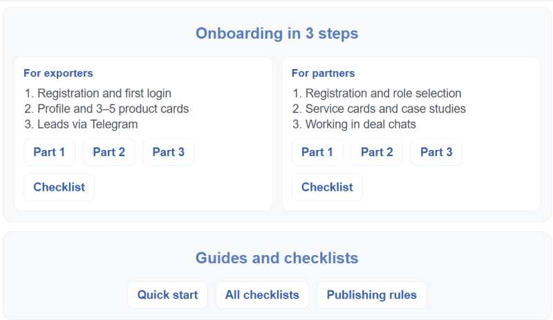 Onboarding Steps
