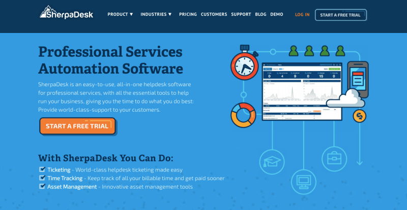 sherpadesk help desk center