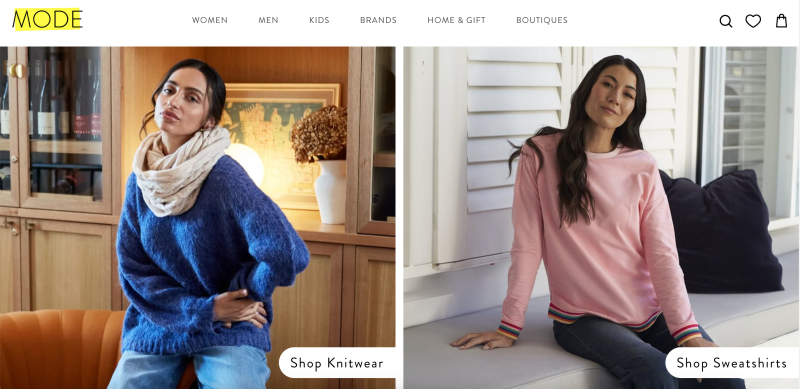 mode vertical fashion marketplace