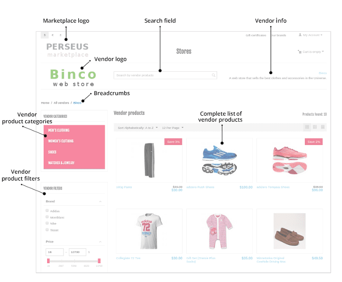 New Look of the Vendor Page: photo 4 - CS-Cart Blog