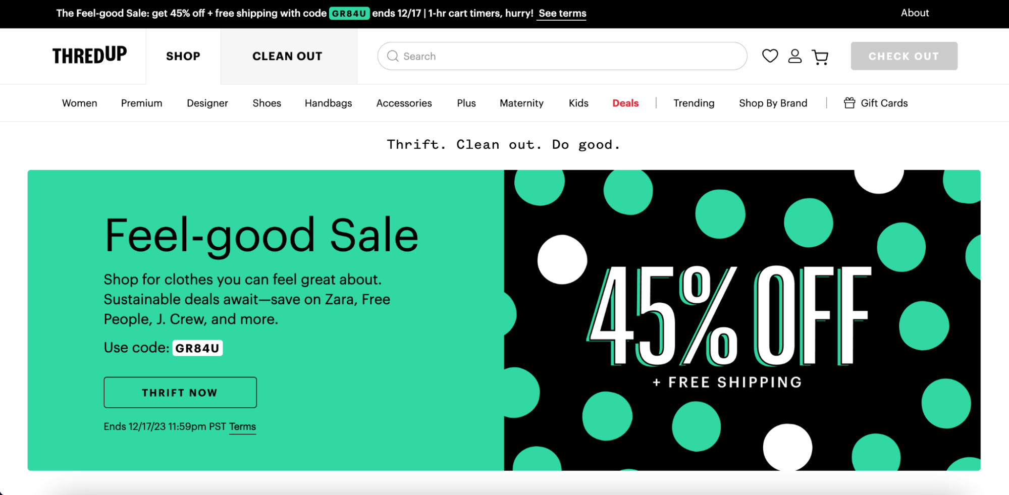 ThredUp, a P2P fashion marketplace