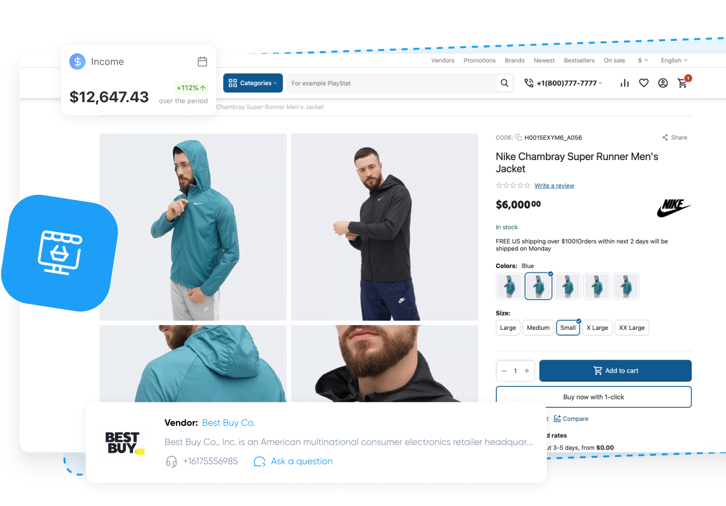 no-code marketplace builder